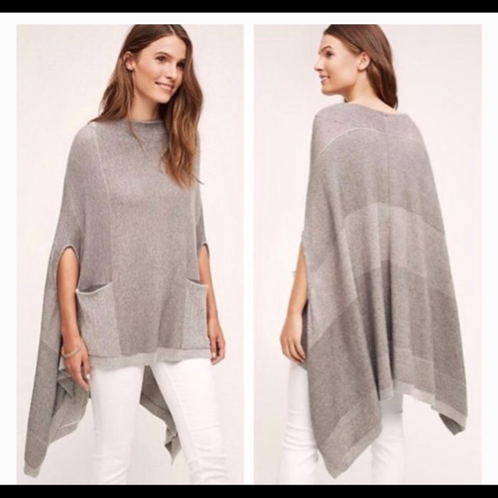 NWT Anthropologie pullover poncho sweater XS/S